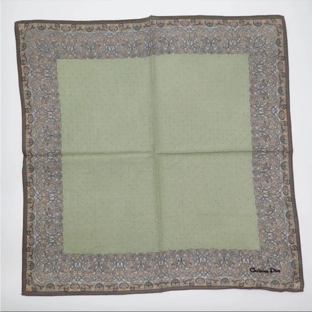 AUTHENTIC CHRISTIAN DIOR SCARF / HANDKERCHIEF